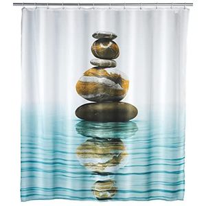 WENKO Douchegordijn Meditation 180x200cm polyester inclusief ophangringen