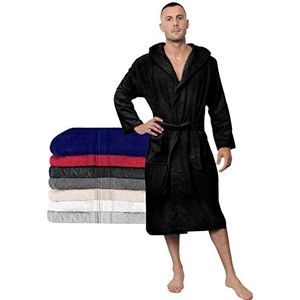 Twinzen - Badjas Mannen Katoen - Zacht en Donzig - 100% Katoen OEKO-TEX® Gecertificeerd zonder Chemicaliën