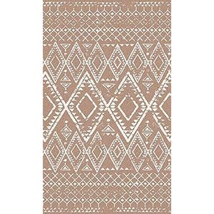 MANI TEXTILE TPS_BERB_BEI160 tapijt, polyester, beige, 160 x 230
