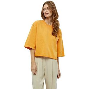 Peppercorn Marlea Zweet met 3/4 mouwen | Oranje sweatshirts voor dames VK | Lente trui voor dames | Maat XS