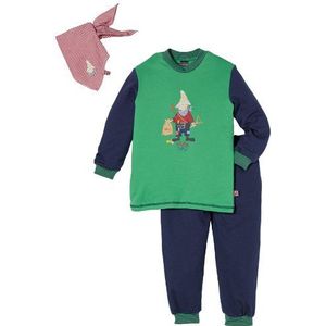Schiesser Jongens set: pyjama lang + doek pyjama, groen (700-groen), 98 cm
