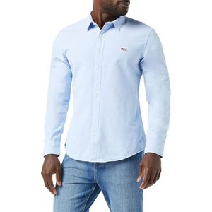 Levi's Long-Sleeve Battery Housemark Slim Shirt Mannen, Allure, XL