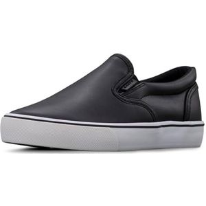 Lugz Clipper Lx Sneaker voor dames, Zwart/Wit, 39.5 EU