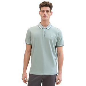 TOM TAILOR Poloshirt voor heren, 28129 - Light Ice Blue, M