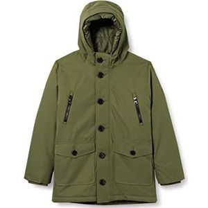 Hackett London Tech Parka Jacket voor jongens, ivy, 3 Jaar