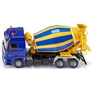 siku 3539, Cement Mixer, 1:50, Metal/Plastic, Yellow/Blue, Rotating drum