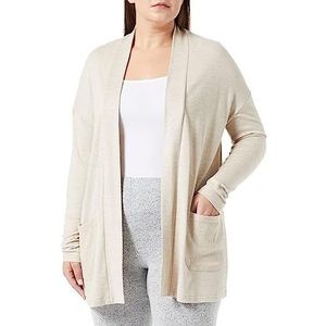 Triumph Dames Thermal Cardigan Pyjamabovendeel, Brown-Light Combinatie, 40/42