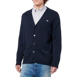 GANT Gebreid vest  donkerblauw