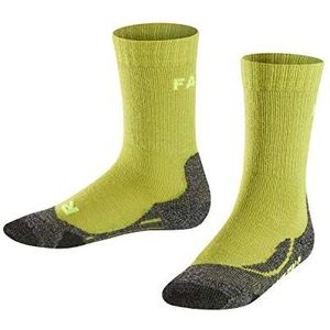 FALKE Uniseks-kind Wandelsokken TK2 K SO Wol Anti-Blaar dik 1 Paar, Geel (Lime 7601), 31-34