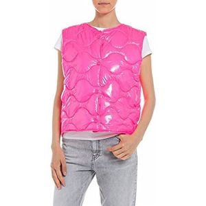 Replay dames vest, 817 Pink Fluo, L