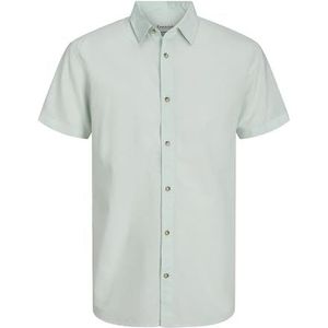 Jjesummer Linen Shirt Ss Sn, Soothing Sea, XXL