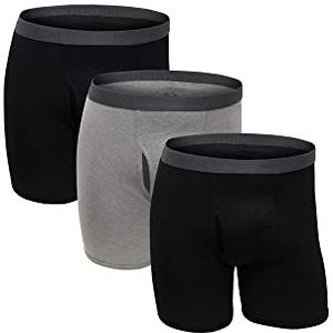 Fruit of the Loom Heren Big and Tall Tag-Free Ondergoed & Onderhemden Boxer Slips (Pack van 6), Big Man - Coolzone Fly Boxer Slip - 3 Pack, 5XL
