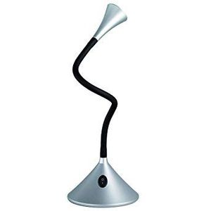 Reality Leuchten LED tafellamp en wandlamp Viper R52391187, kunststof zwart/titaniumkleurig, incl. 3 Watt LED