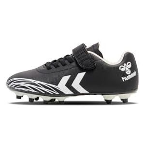 hummel Klittenbandsluiting Multisport Shoe Top Star Voetbal Kindermaat, zwart wit, 24 EU