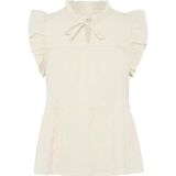 Mouwloos shirt Regular fit Tofu white