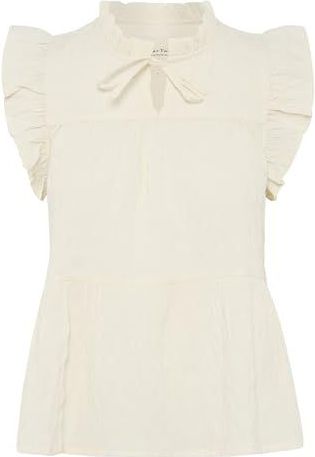 Mouwloos shirt Regular fit Tofu white