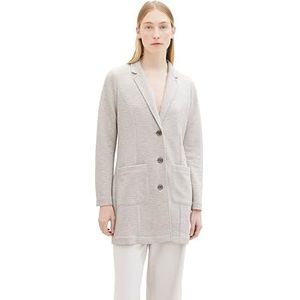 Tom Tailor - 1040482 - Jas - Cold Beige Ck Structure - Dames