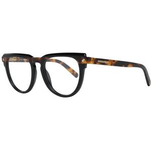 Dsquared2 Unisex Volwassenen DQ5251 005 52 brilmontuur, zwart (NERO),