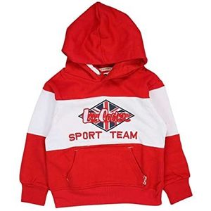 Lee Cooper Sweatshirt met capuchon voor jongens, Rood, 4 Jaren