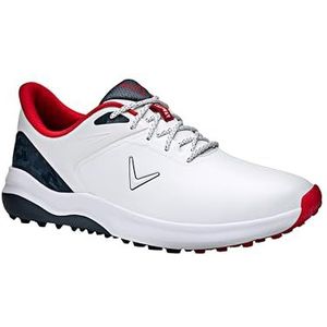 Callaway Golf Lazer golfschoen voor heren, wit/marineblauw/rood, 36,5 UK, Wit Navy Rood, 43 EU