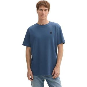 TOM TAILOR Heren T-shirt, 26779 - nachtblauw, S