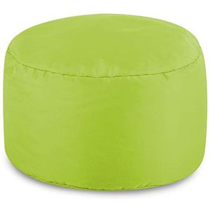 Bean Bag Bazaar Hocker, Limegroen, Zitzak met Vulling, Poef, Woonkamerzitzakken, Zitzak Buiten Weerbestendig, Waterdicht