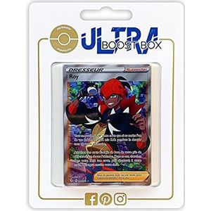 Roy (Raihan) 202/192 Full Art trainer - Ultraboost X Epée et Bouclier 7 Évolution Céleste - Doos met 10 Franse Pokemon kaarten
