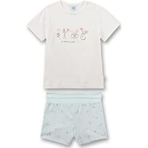 Sanetta Babymeisjes 221856 peuterpyjama voor peuters, wit pebble, 74, wit pebble, 74 cm