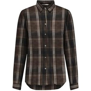 Onljane Life L/S Shirt WVN, chocolate brown, L