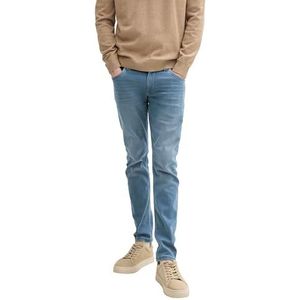TOM TAILOR Heren Jeans Troy Slim, 10162 - Mid Stone Blauw Grijs Denim, 38W / 30L