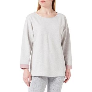 Short Stories Dames sweatshirt/sweatjack pyjama bovendeel, natuur melange, normaal