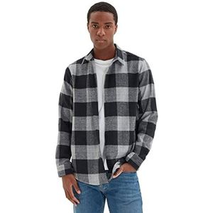 Trendyol Overhemd - Geel - Slim Fit, Indigo, XL