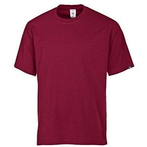 BP 1621-171 unisex T-shirt van duurzaam gemengd weefsel bordeaux, maat 6XL