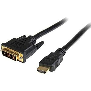 StarTech.com Adapterkabel HDMI® stekker naar DVI-D-stekker, 0,5 m, zwart