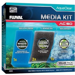 Fluval Navulset voor filterrugzak AquaClear AC50
