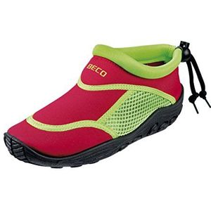 BECO Badschoenen/surfschoenen voor kinderen rood/groen 20