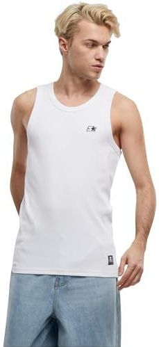 Starter - Black Label Rib Tank Top - Wit