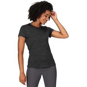 Regatta Fingal Edition T-shirt voor dames, Zwart, 38