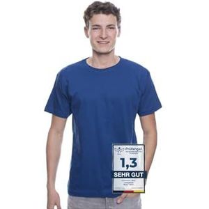 Logostar T-shirt, voor heren, basic, grote maten tot 15 XL, koningsblauw, 4XL
