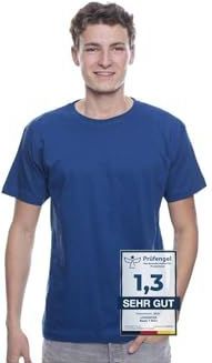Logostar T-shirt, voor heren, basic, grote maten tot 15 XL, koningsblauw, 4XL