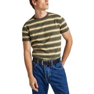 Pepe Jeans Charn T-shirt voor heren, Groen (Militair Groen), L