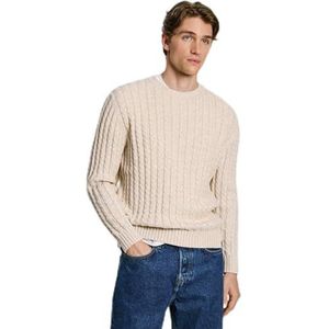Pepe Jeans Heren Charlie, Knitwear, Wit, XL, Wit (Off White), XL