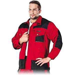 Leber&Hollman LH-FMN-J_CBSS vormen beschermbloes, rood-zwart-grijs, S maat