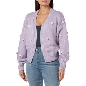 Sookie Gebreid damesvest 12425393-SO01, lichtpaars, XS/S, lichtlila, XS/S