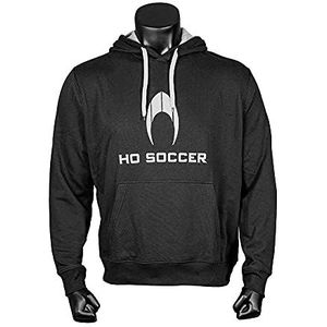 HO Soccer Black Hoodie, capuchontrui, uniseks, kinderen, zwart, maat XS