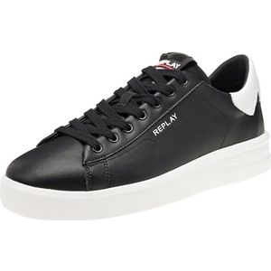 Replay University M Prime Sneakers voor heren, 008 zwart wit, 42 EU