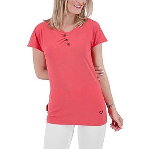 Alife and Kickin Dames ToniaAK A Top Dames Shirt Shirt XS-XXXL, Coral, S, koraalrood, S
