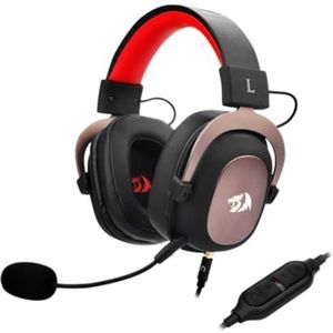 REDRAGON H510 Zeus Wired Gaming Headset - 7.1 surround sound - Memory Foam-oorkussens - 53 mm driver - afneembare microfoon - hoofdtelefoon met meerdere platforms PC / PS4 en Xbox One, Switch