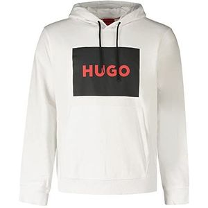 HUGO Heren Duratschi223 Sweatshirt, Open White127, L, Open White127, L