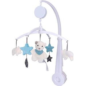 Sterntaler Baby Unisex mobiele baby baby mobiele ijsbeer Elia - windspel, babybedspeelgoed, babymobiel - ecru